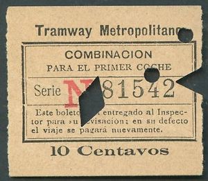 Tramway ticket