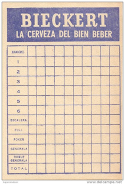 Generala-scorecard